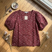 Blusa Estampada de Manga Puff S/M 16 - Img 57754501