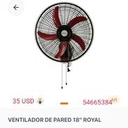 Ventilador Royál pared. Volvieron - Img 55966192