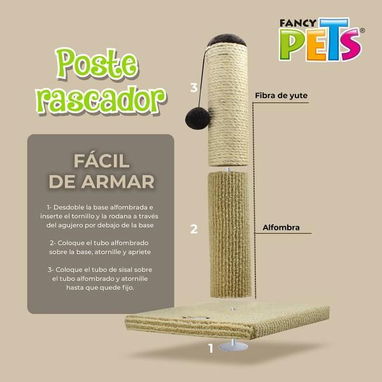 Poste Rascador para gatos - 2/2