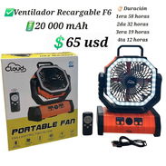 Ventiladores recargables de mesa - Img 56624057