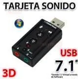 TARJETA EXTERNA POR USB DE SONIDO VIRTUAL 7.1 CON TECLAS DE FUNCIONES. - Img 49872996