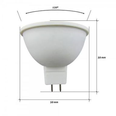GU10 y GU 5.4 MR16 - 7W - 6500K - 700LM La bombilla LED F1525 emite 7W a 6500K con 700 lúmenes - 3/7