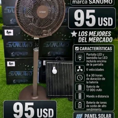 Ventiladores recargables y eléctricos - 7/10