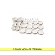 JUEGO DE VAJILLA DE PORCELANA - Img 55758673