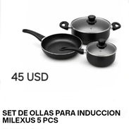 SET DE OLLA PARA INDUCCIÓN MILEXUS 5 PCS 🔥 - Img 58462094
