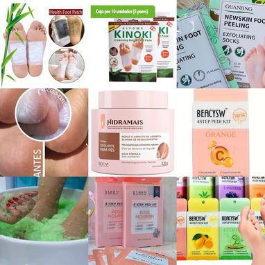 Mascarillas faciales, parafina y cuidado de los pies, Parches para los ojos y pads para acné jelly sea cuidado de los pi - 8/9