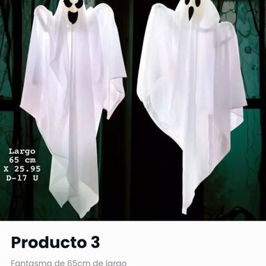🎃 Decoración colgante para Haloween 🧙‍♀️Brujas,calabazas, fantasmas y carabelas - 3/10