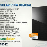 Panel Solar JA Solar 510W Bifacial (Doble Vidrio) - Img 55741252