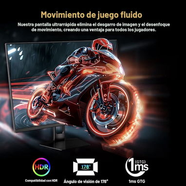KTC Monitor para juegos de 27 pulgadas y 280 Hz, monitor de computadora FHD 1080P 240Hz, panel VA rápido, 1 ms GTG, comp - Img 122549318