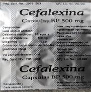 //-ANTIBIOTICOS-// - Cefalexina 500mg, (Capsula) 1 Tira de 10 Capsula - Img 45798934