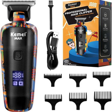 Máquina de pelar recargable, trimmer Kemei - 2299 / Max5090, Máquina de palanca Kemei Max 2092 - Img 116205577