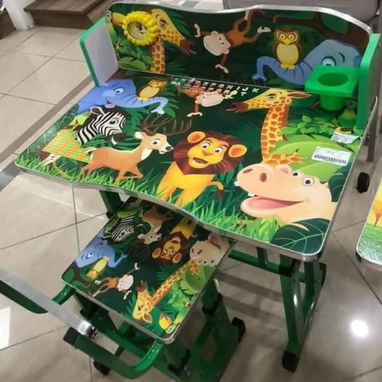 Mesa de estudio con silla para niños y niñas - 2/2