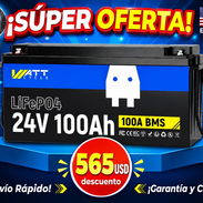 🔋 BATERÍA LiFePO4 24V 100Ah... - Img 57952357