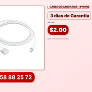 CABLE DE CARGA USB - IPHONE VPT#-0249 - Img 56830207