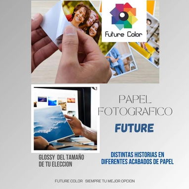 Papel fotografico adhesivo Future Colors 150 hojas 150g - Img 113066500
