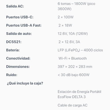 EcoFlow Delta 3 - 1024 Wh - Img 120941390