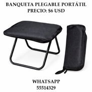 BANQUETA PLEGABLE PORTÁTIL, ENTREGA DE FACTURA, VARIEDAD DE ÚTILES DEL HOGAR, ETC - Img 54977695