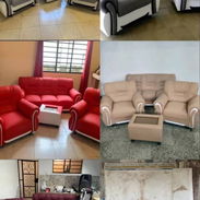 Muebles de vinil de lujo que incluyen un sofa 2 butacones y una mesita* - Img 57152288
