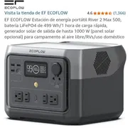 Ecoflow River 2 Max 500:potencia 1000w,bateria LifePO4 de 500wh,carga rapida. - Img 56610899