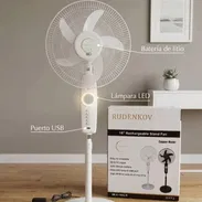 Ventilador Recargable de pedestal 16" RUDENKOV - Img 56003727