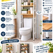 Organizador de baño para sobre inodoro (EyH) - Img 57510447