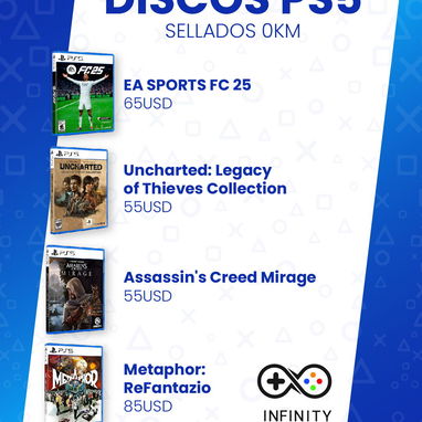 INFINITY PLAY-VENTA DE DUALSENSE EDICIÓN LIMITADA Y JUEGOS DE PS5 - Img 124118413