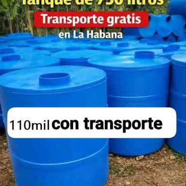 Vendo tanques de agua de diferentes medidas con mensajeria incluida a gran parte de la habana,whatsapp 59335637 - 7/8