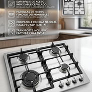 COCINA COOPER PREMIUM 4 QUEMADORES $150 USD | Acero Inox | Encendido Magneto | Envío Gratis | Factura y Garantía Real - Img 57783056