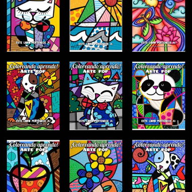 Arte pop para colorear, libros de entretenimiento para todas las edades - Img 123185061