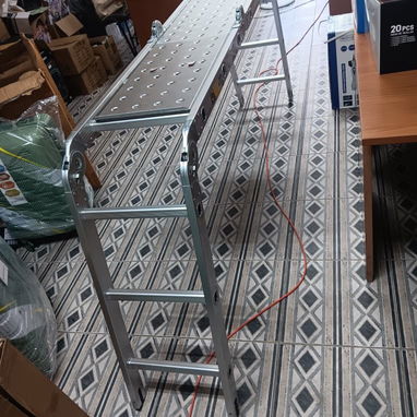 Escalera de Aluminio 3.7m 3 Configuraciones Base 2402001 VPT#-0523 - Img 122774616