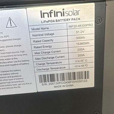 Inversor de 6kw con batería de 15.36kw - Img 117807388