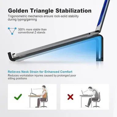 Soporte plegable para laptop con ventilación universal | videojuegoshabana.com - Img 121928433