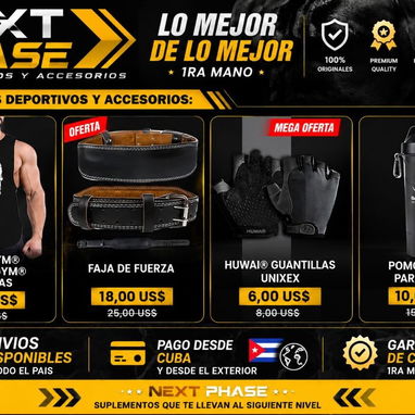 🏋️‍♂️NEXT PAHASE🏋️‍♂️SUPLEMENTACION DEPORTIVA PRO/ +13465801897 / PROTEINAS / CREATINAS Y MAS - 9/10