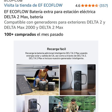bateria extra ecoflow delta 2 nueva en su caja - 4/4