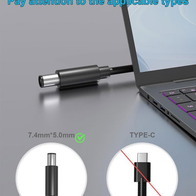Cargador de fuente de alimentación de 90W 15V 6A compatible con Microsoft Surface Pro 4 5 6 Dock Station 53274327 - 3/10