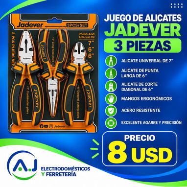 Juego de 3 alicates - 4/4