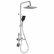 Grimax Ducha con Ducha de Mano, Grimax Ducha Lluvia y Mano Deslizante, Ducha de Mano y Lluvia Grimax Inox VPT# - Img 56757163