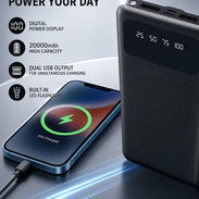 Power bank 20000 mAh. 2 Salidas USB. Linterna. Pantalla Digital $20 54671362 Jeiler - Img 57135127
