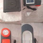 Mini estaciónde energía tiene... bocina con bluetooh...con panel solar bombillo, lámparas incluidas y también sirve pa - Img 56957118
