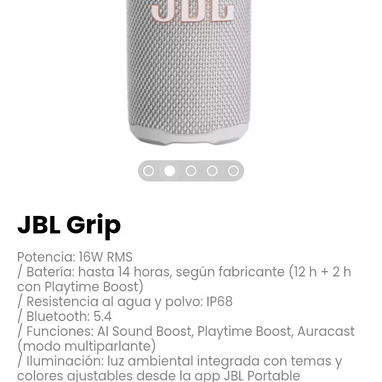JBL Grip. Potencia: 16W RMS - Img 116351569