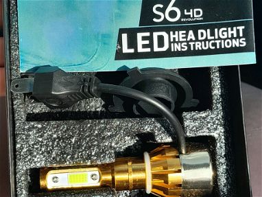 Bombillo H4 LED cuatro caras 28000 lumines para Motos - Img main-image