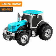 Bocina Bluetooth Tractor WS-560 - Parlante Portátil 12 W con Luz LED, FM, USB y TF, Color Rojo en 43 usd - Img 57682652