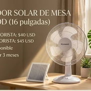 Ventilador Solar de Mesa - Img 55452860