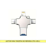 LECTOR PARA TARJETAS DE MEMORIA OTG 4 EN 1 - Img 55758722