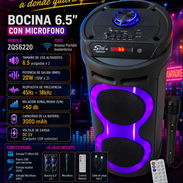 🔊 BOCINA 6.5" 🔊 CON MICROFONO. MENSAJERÍA CON FACTURA Y GARANTÍA. 📲 54833699 - Img 56349058