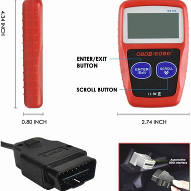 Autel MaxiScan MS309 es un escáner de código OBD2 (On-Board Diagnostics II) - Img 101778491
