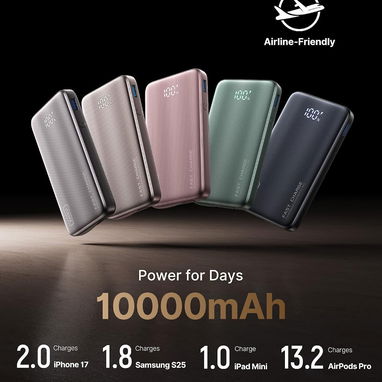 🔋 POWER BANK INIU 10000MAH 45W GAN 3 EN 1 + ENCHUFE Y CABLE USB-C – ENVÍO DISPONIBLE + GARANTÍA - 7/8