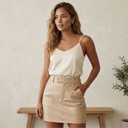 SAYA CORTA BEIGE🛒✨ - Img 54061813