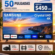SMART TV SAMSUNG 50" 4k CRYSTAL UHD 2026 MODELO U8000H - Img 57897863