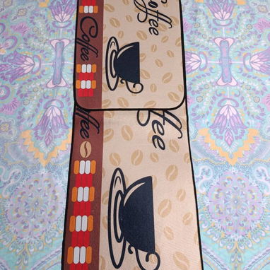 Set de 2 alfombras de cocina en 4800 cup  ( Pequeña 40x60 cm Grande 40x120 cm ) - Img 122192985